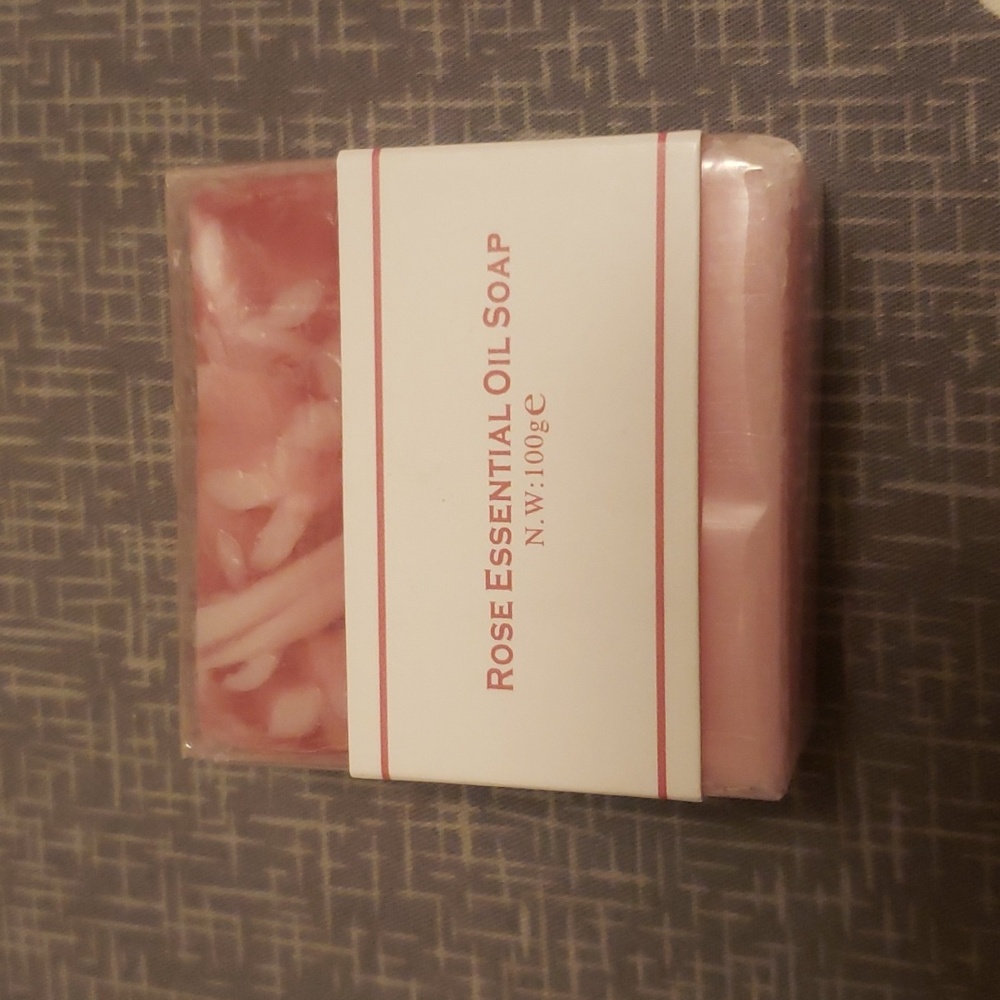 Rose essential oil soap bar